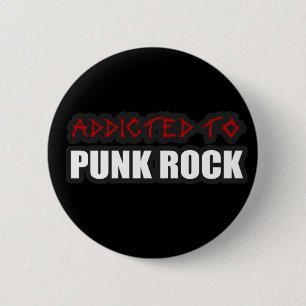 Badge Rond 5 Cm dépendant aux filles de types de musique de punk