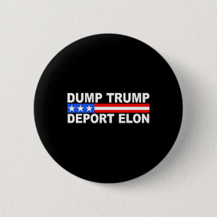 Badge Rond 5 Cm Déportation Trump Elon 50501