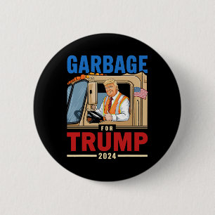 Badge Rond 5 Cm Dépouille Pour Trump 2024 Élection Fière D'Être Ga