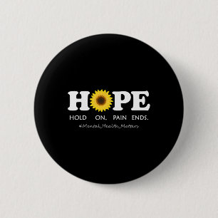 Badge Rond 5 Cm Dépression Sensibilisation À La Santé Mentale - Ma