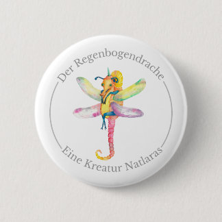 Badge Rond 5 Cm Der Regenbogendrache - Eine Kreatur Natlaras