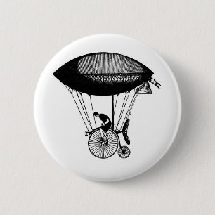 Badge Rond 5 Cm Derigicyclist de Steampunk