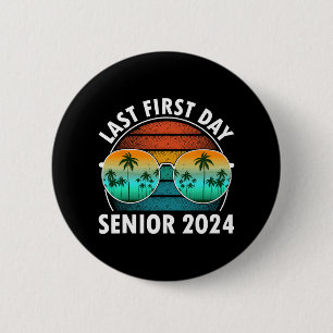 Badge Rond 5 Cm Dernier Premier Jour De L'École Secondaire 2024 Su