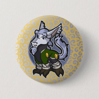 Badge Rond 5 Cm Derniers Res0rt - Bouton de bruit blanc