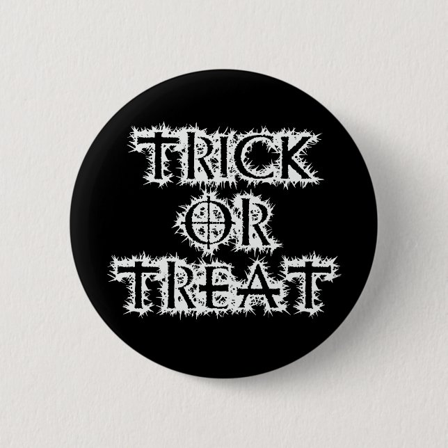Badge Rond 5 Cm Des bonbons ou un sort (Devant)