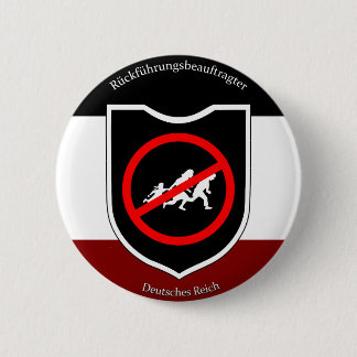 Badge Rond 5 Cm DES Deutschen Reiches de Rückführungsbeauftragter