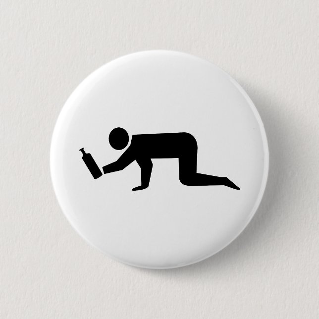Badge Rond 5 Cm Des gens ivres (Devant)