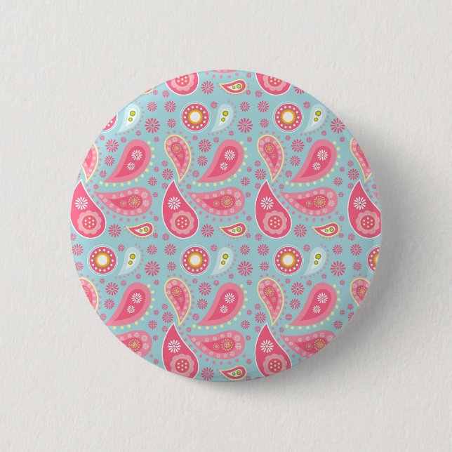 Badge Rond 5 Cm Des idées-cadeaux joliment roses pour les filles (Devant)