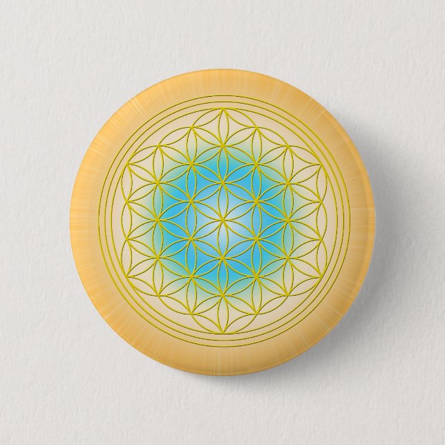 Badge Rond 5 Cm DES Lebens Motiv 2 de Blume (Devant)