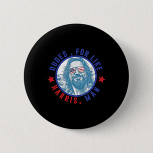 Badge Rond 5 Cm Des Mecs Pour Comme Harris Man Kamala Wheimer Funn