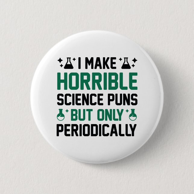 Badge Rond 5 Cm Des mondes scientifiques horribles (Devant)