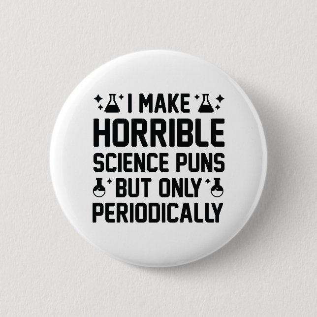 Badge Rond 5 Cm Des mondes scientifiques horribles (Devant)
