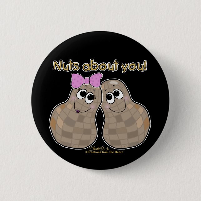 Badge Rond 5 Cm Des Noix Sur Vous ! (Devant)