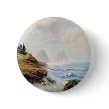 Des vagues spectaculaires encerclent une épine côt