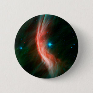 Badge Rond 5 Cm Des Vents Stellaires Sortent De Zeta Ophiuchi.