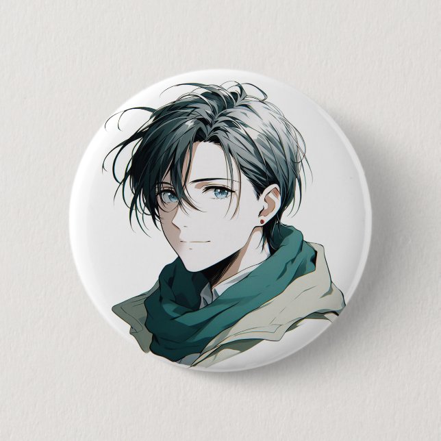 Badge Rond 5 Cm Des yeux doux (Devant)