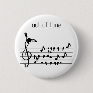 Badge Rond 5 Cm Désaccord, Toucan & Oiseaux Chanteurs Personnel Mu