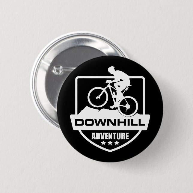 Badge Rond 5 Cm descente hors route VTT (Devant & derrière)