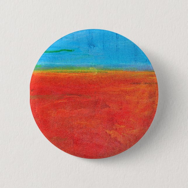 Badge Rond 5 Cm Desert Horizon Beach Sky Sand Abstrait (Devant)