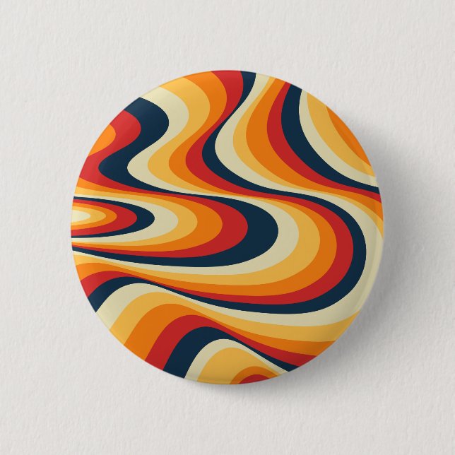 Badge Rond 5 Cm Design abstrait et coloré (Devant)