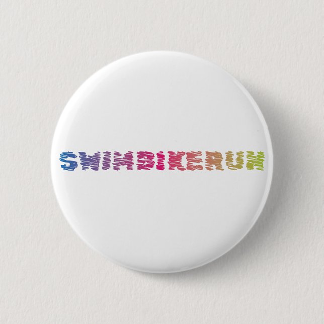 Badge Rond 5 Cm Design Cool de triathlon (Devant)
