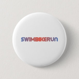 Badge Rond 5 Cm Design de triathlon