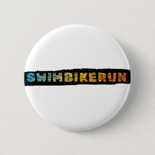 Badge Rond 5 Cm Design de triathlon