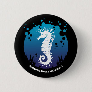 Badge Rond 5 Cm Design graphique Ocean Life - Seahors