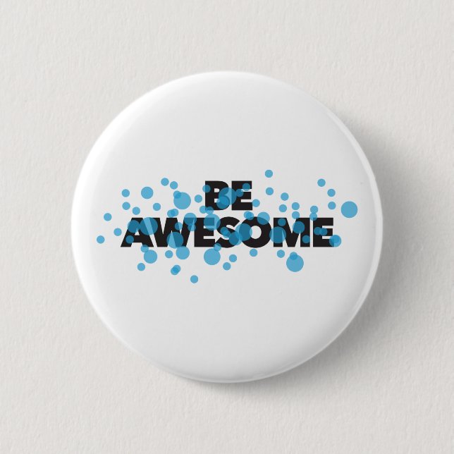 Badge Rond 5 Cm Design moderne, dynamique, audacieux, ludique Soye (Devant)