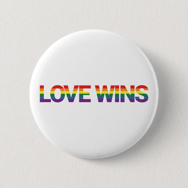 Badge Rond 5 Cm Design moderne, simple, coloré, dynamique L'amour  (Devant)