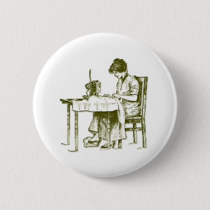 Badge Rond 5 Cm Design Seamstress