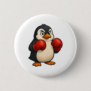 Badge Rond 5 Cm Design sportif de boîte de boxe cool de dessin ani