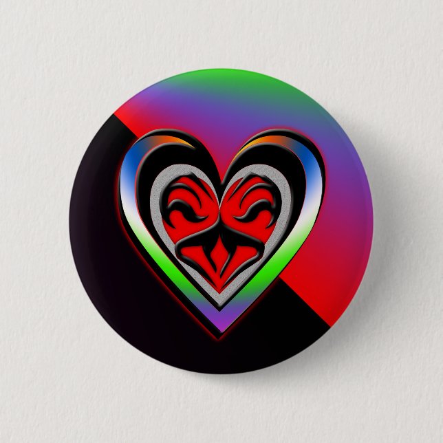 Badge Rond 5 Cm Désir (Devant)