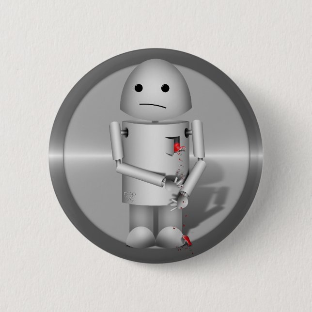 Badge Rond 5 Cm Désolé, on peut le faire. (Devant)