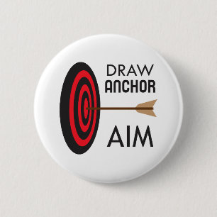 BADGE ROND 5 CM DESSIN ANCRE