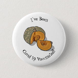 Badge Rond 5 Cm dessin animé citrouille