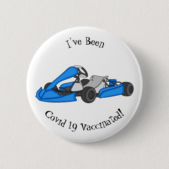 Badge Rond 5 Cm dessin animé de Kart racing (Devant)