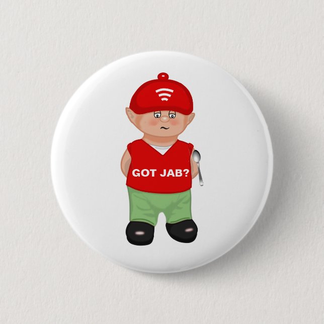 Badge Rond 5 Cm Dessin animé moderne drôle et sarcastique (Devant)