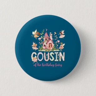 Badge Rond 5 Cm Dessin de fille magique fée pour l'anniversaire d'