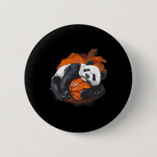 Badge Rond 5 Cm Dessin de l'amant de l'ours Panda Sketll Art Anima
