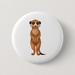 Badge Rond 5 Cm Dessin de Meerkat