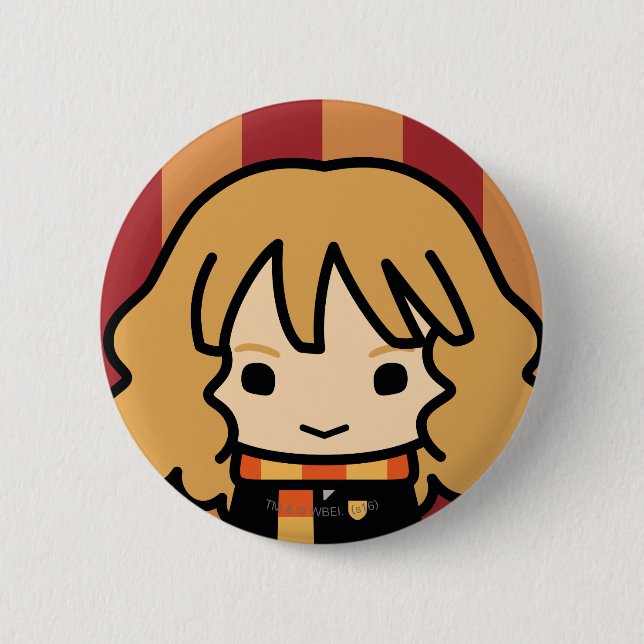 Badge Rond 5 Cm Dessin de personnage de dessin animé d'Hermione Gr (Devant)