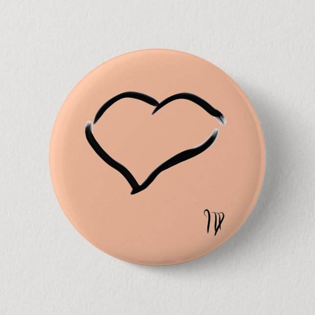 Badge Rond 5 Cm Dessin d'oiseaux marins (Devant)