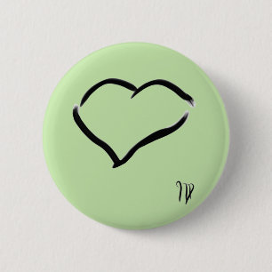 Badge Rond 5 Cm Dessin d'oiseaux marins