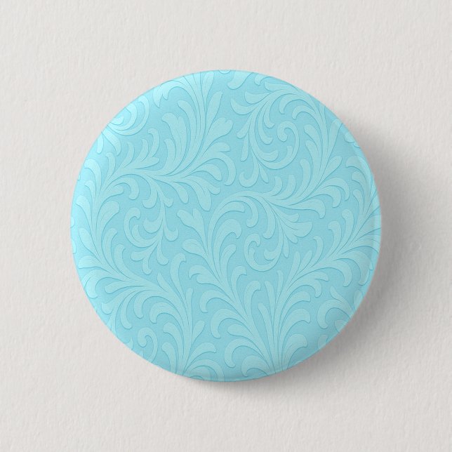 Badge Rond 5 Cm dessin floral rétro (Devant)