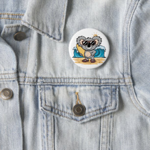 Badge Rond 5 Cm Dessin Koala