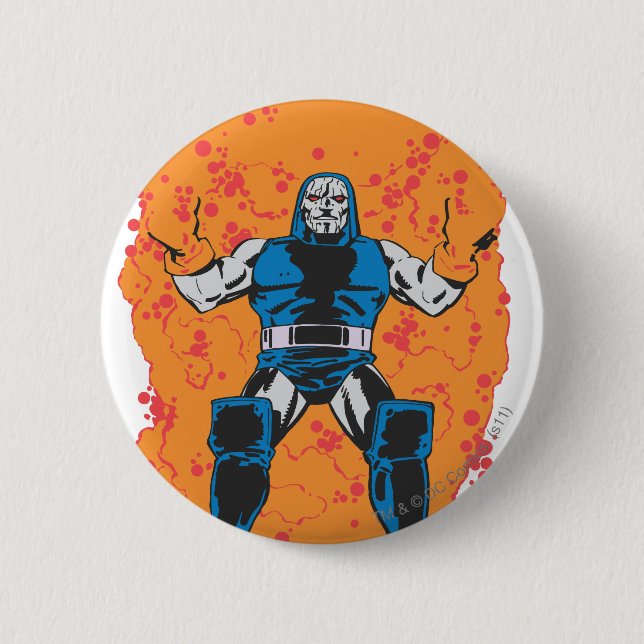 Badge Rond 5 Cm Destruction de Darkseid (Devant)