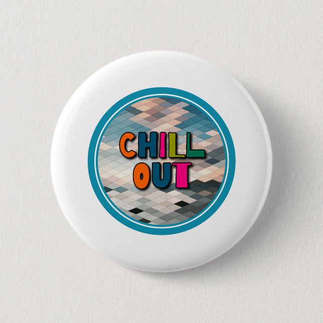 Badge Rond 5 Cm Détendez-vous (Devant)