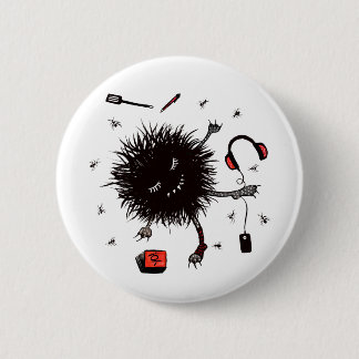 Badge Rond 5 Cm Détendez-vous Lazy Monster Cute Funny