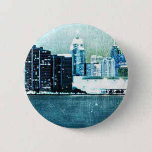 BADGE ROND 5 CM DETROIT